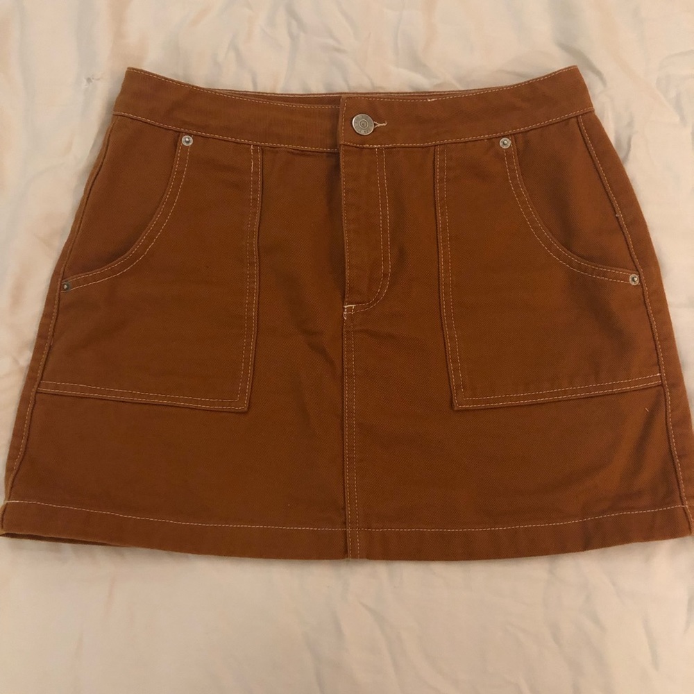 BDG Utility mini-skirt in Carhart golden color
